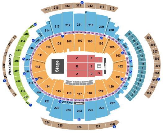 Madison Square Garden Ricardo Arjona Seating Chart