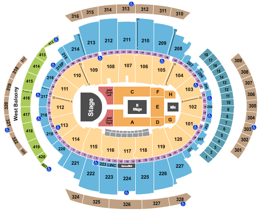 Madison Square Garden Rosalia Seating Chart