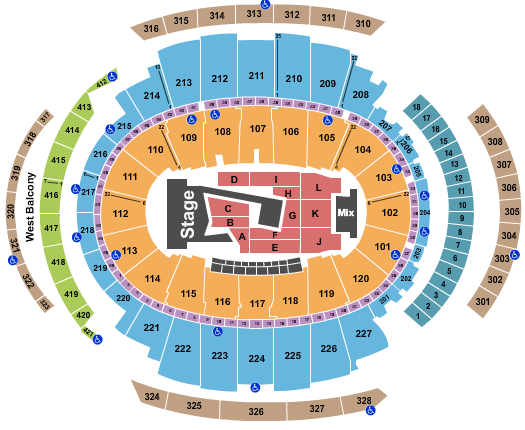 Madison Square Garden SuperM Seating Chart