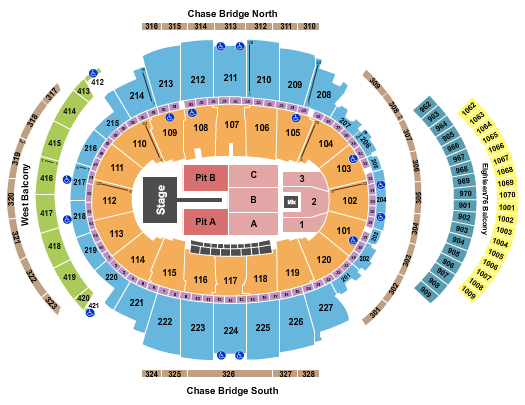 Madison Square Garden Tate McRae Seating Chart