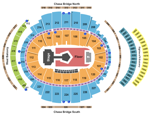Madison Square Garden Tomorrow X Together Seating Chart