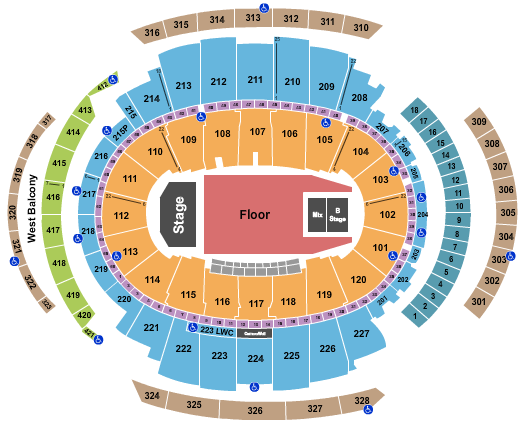 Madison Square Garden Tyler The Creator Seating Chart