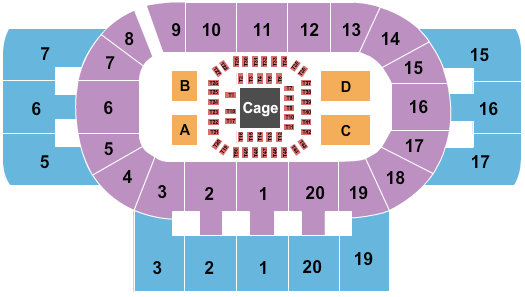 Magness Arena MMA Seating Chart