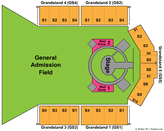 Magnetic Hill U2 Seating Chart