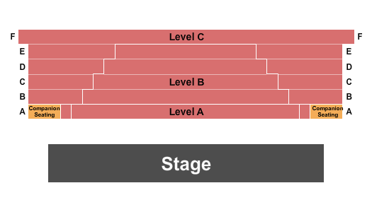 Maine State Ballet's Lopez Theater Endstage Seating Chart