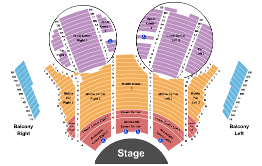 Mainstage at Chandler Center For The Arts - AZ Seating Chart