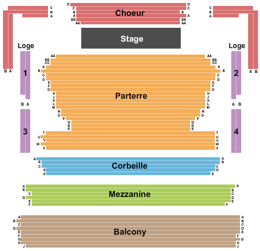 Maison symphonique At Place Des Arts Endstage 2 Seating Chart