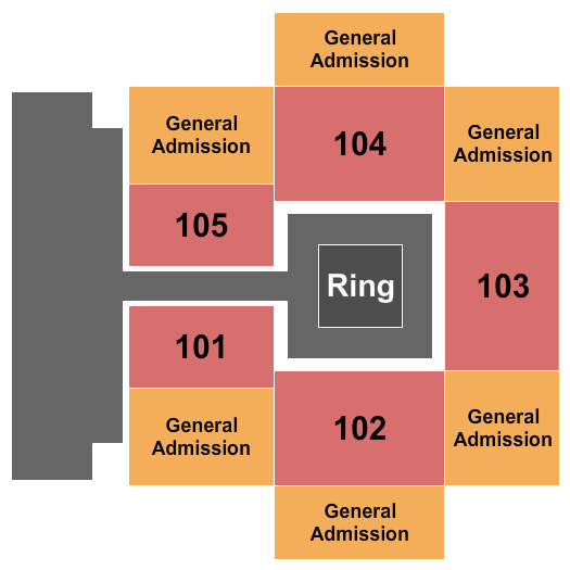 Majed J. Nesheiwat Convention Center Impact Wrestling Seating Chart