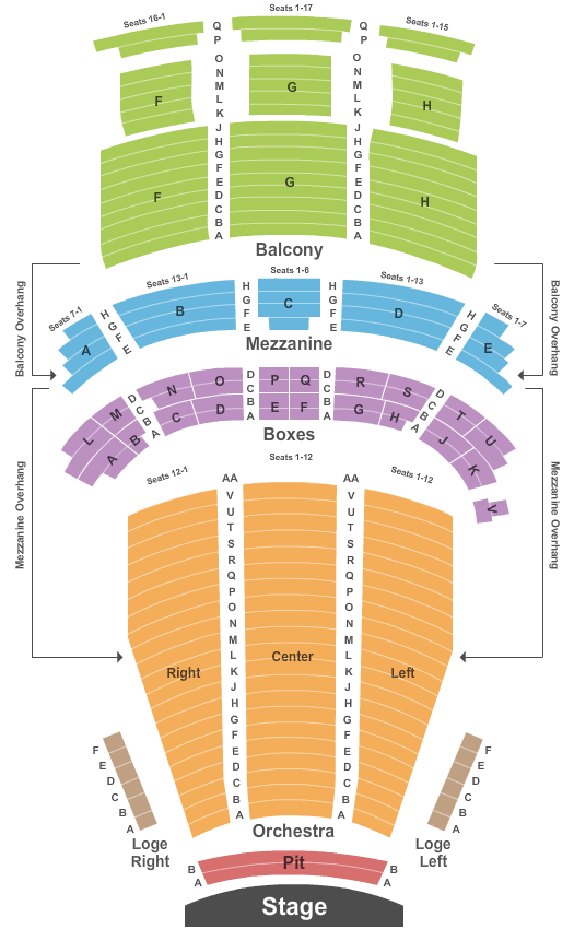 Majestic Theater Omaha Seating Chart