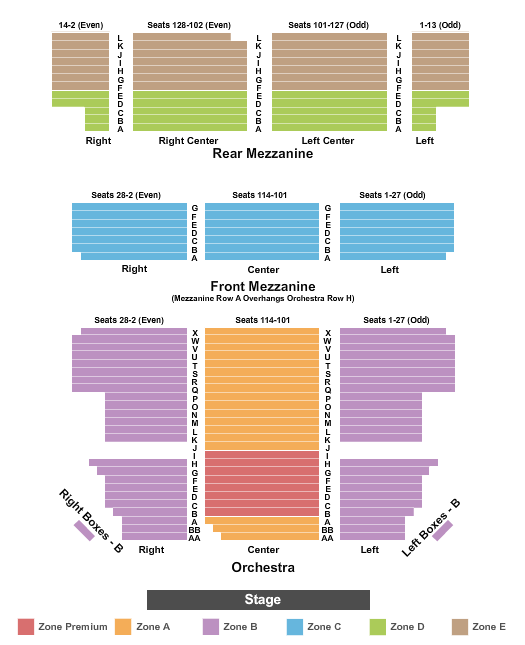 Majestic Theater New York Seating Chart