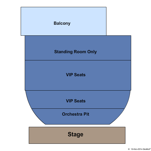 Majestic Ventura Theatre End Stage Seating Chart