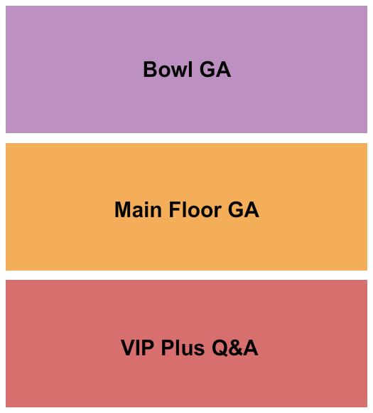 Manahan Center at Grace College Bowl & MF GA Seating Chart