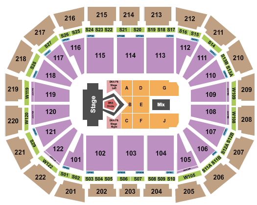 AO Arena Backstreet Boys Seating Chart