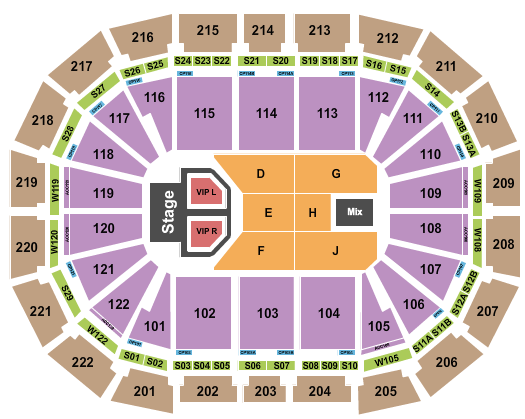 AO Arena Girls Aloud Seating Chart