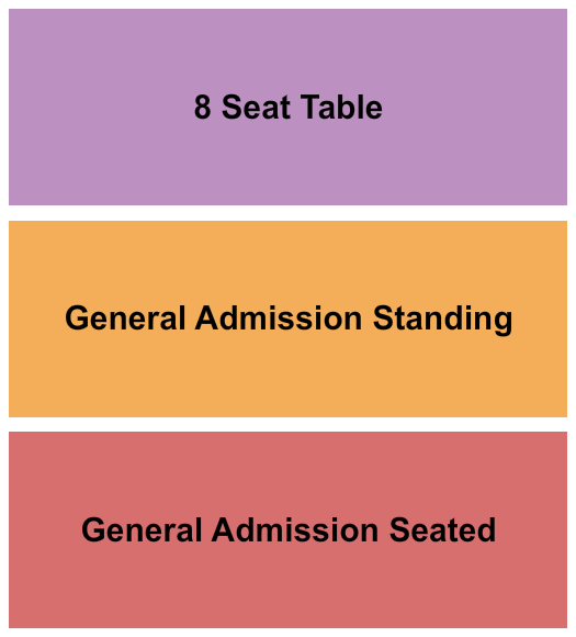 Manchester Music Hall GA Seated/Standing Seating Chart