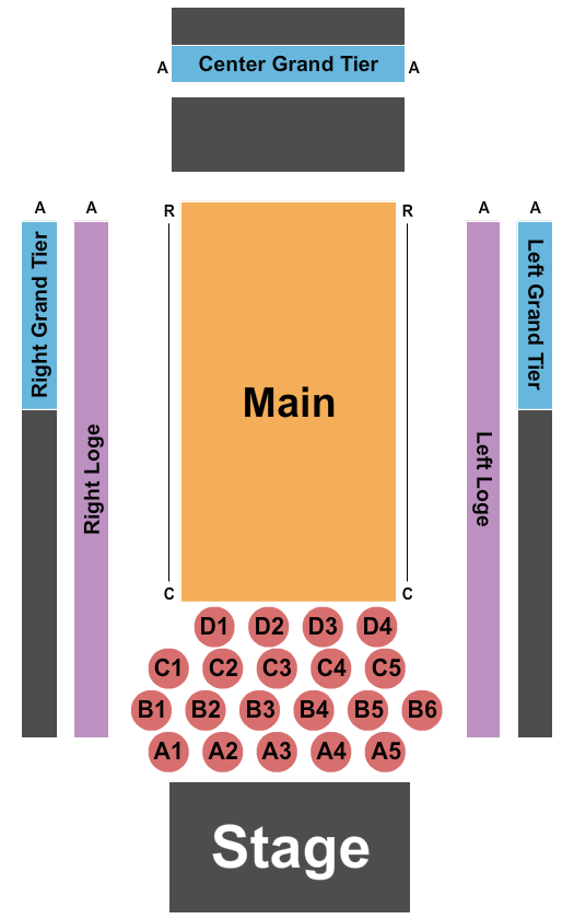 M&T Bank Exchange Endstage Tables 2 Seating Chart