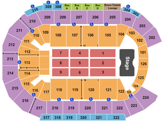 Michelob ULTRA Arena At Mandalay Bay Alejandro Fernandez Seating Chart