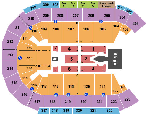 Michelob ULTRA Arena At Mandalay Bay Ariana Grande Seating Chart