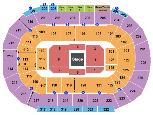 Michelob ULTRA Arena At Mandalay Bay Boxing 2 Seating Chart