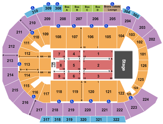 Michelob ULTRA Arena At Mandalay Bay Kevin Hart Seating Chart