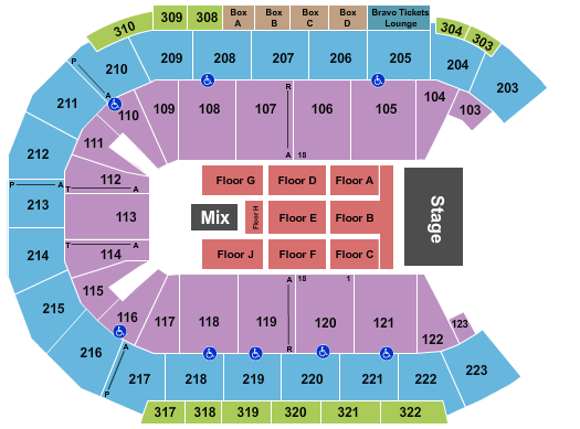 Michelob ULTRA Arena At Mandalay Bay Marc Anthony 2 Seating Chart