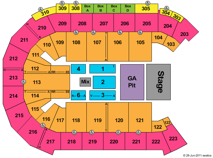 Michelob ULTRA Arena At Mandalay Bay Suggrland Seating Chart