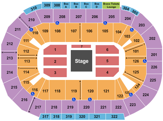 Michelob ULTRA Arena At Mandalay Bay Marc Anthony Seating Chart