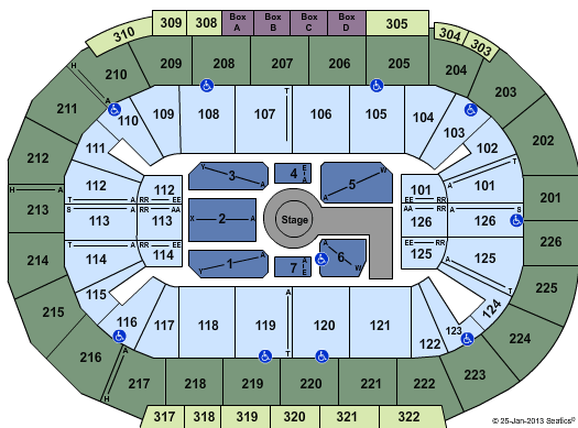 Michelob ULTRA Arena At Mandalay Bay Vincent Fernandez Seating Chart