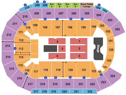 Michelob ULTRA Arena At Mandalay Bay Weezer Seating Chart