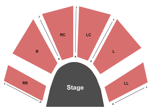 Mandell Weiss Forum at Mandell Weiss Center Endstage Seating Chart