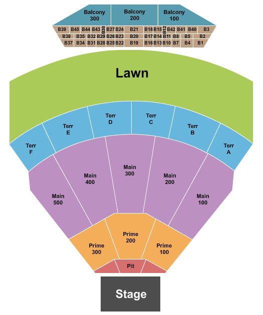 TD Pavilion at The Mann Center For The Performing Arts Alice Cooper Seating Chart