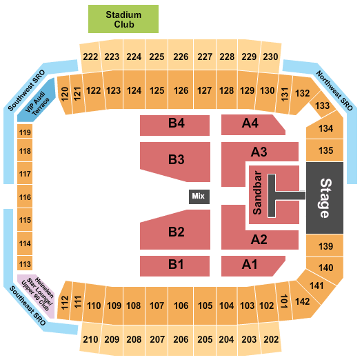 Historic Crew Stadium Kenny Chesney Seating Chart