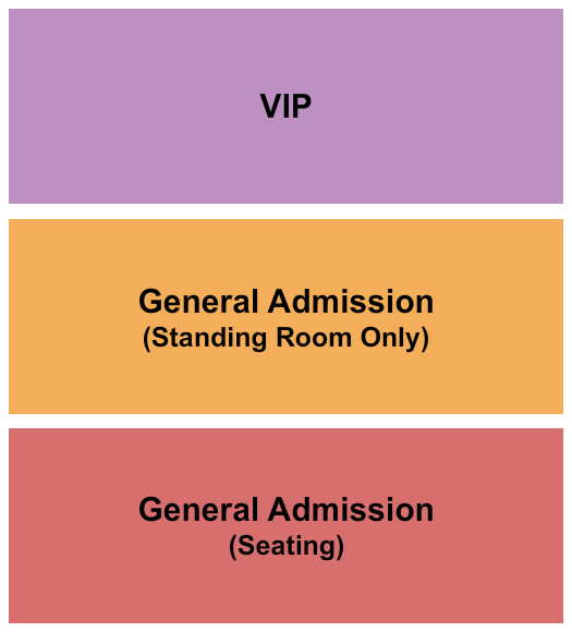 Marathon Music Works GA Seated/Standing & VIP Seating Chart