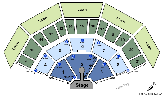 American Family Insurance Amphitheater Rolling Stones Seating Chart