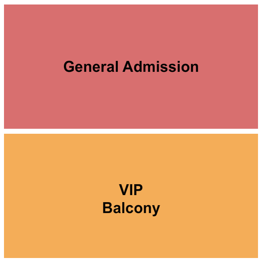 Mardi Gras World GA/VIP Balcony Seating Chart