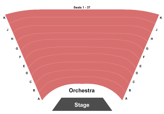 Margaret Lesher Theatre at Lesher Center for the Arts Seating Map