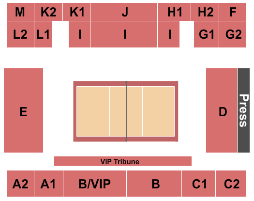 Margon Arena - Dresden Volleyball Seating Chart