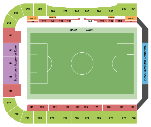Lynn Family Stadium Soccer Seating Chart