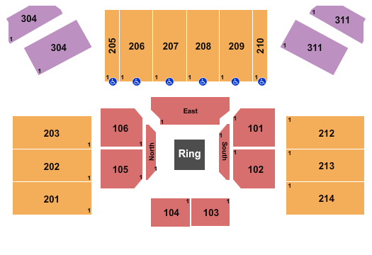 Mark G. Etess Arena Hard Rock Seating Chart - Atlantic City