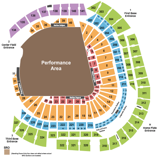seating chart for loanDepot park - Monster Jam - eventticketscenter.com