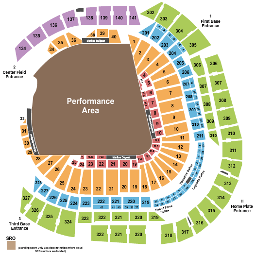 Marlins Park Monster Jam Seating Chart