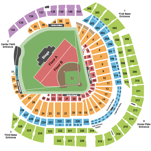 loanDepot park Vewtopia Seating Chart