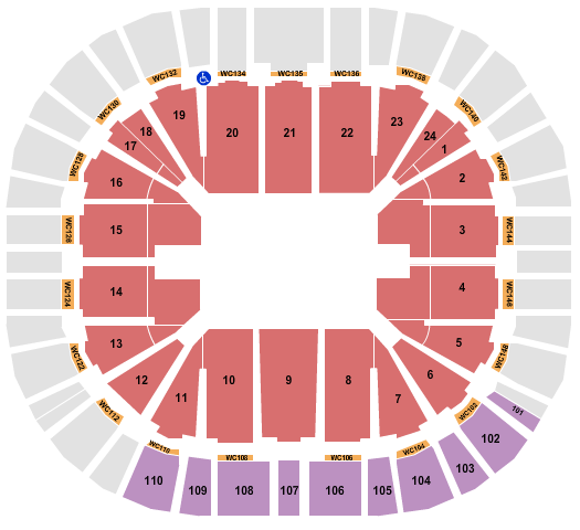 Marriott Center Gymnastics Seating Chart