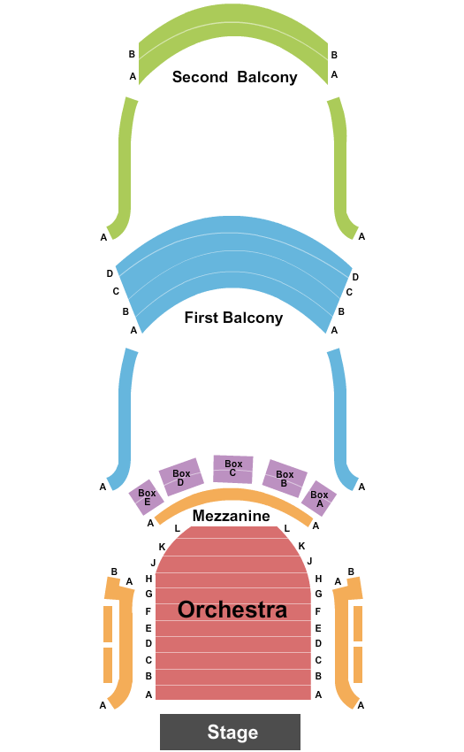 Martha Cohen Theatre End Stage Seating Chart