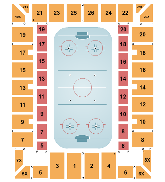 Martin Luther King Jr. Arena Hockey Seating Chart