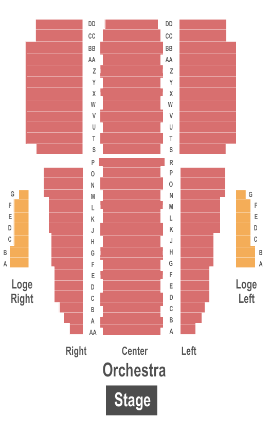 Martin Theater At Ravinia Endstage Seating Chart