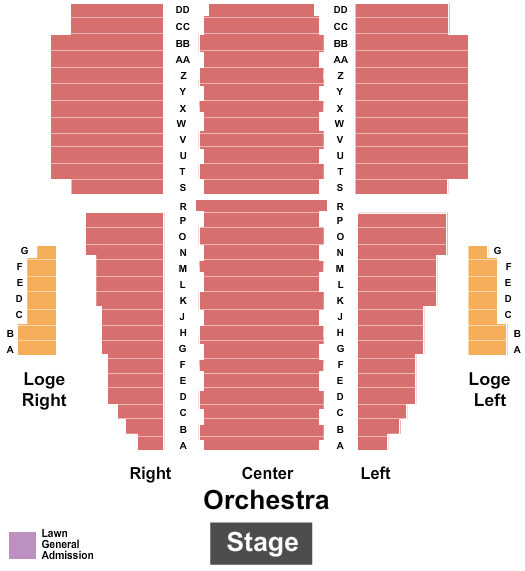 Chicago Symphony Orchestra Martin Theater At Ravinia Seating Chart