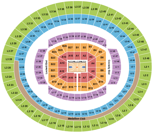 Marvel Stadium Basketball Seating Chart