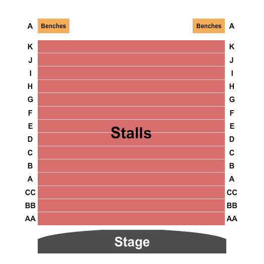 Marylebone Theatre Endstage 2 Seating Chart