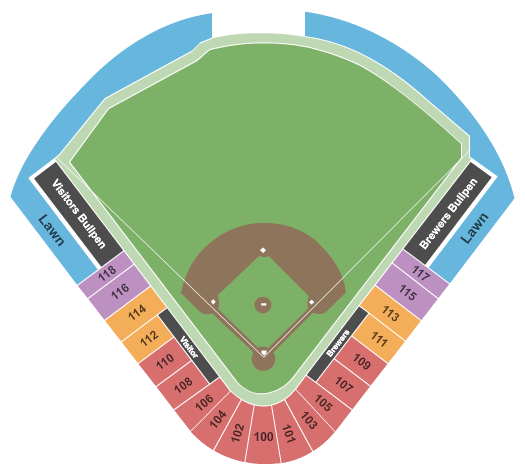 cubs vs Brewers seating chart at American Family Field in Phoenix